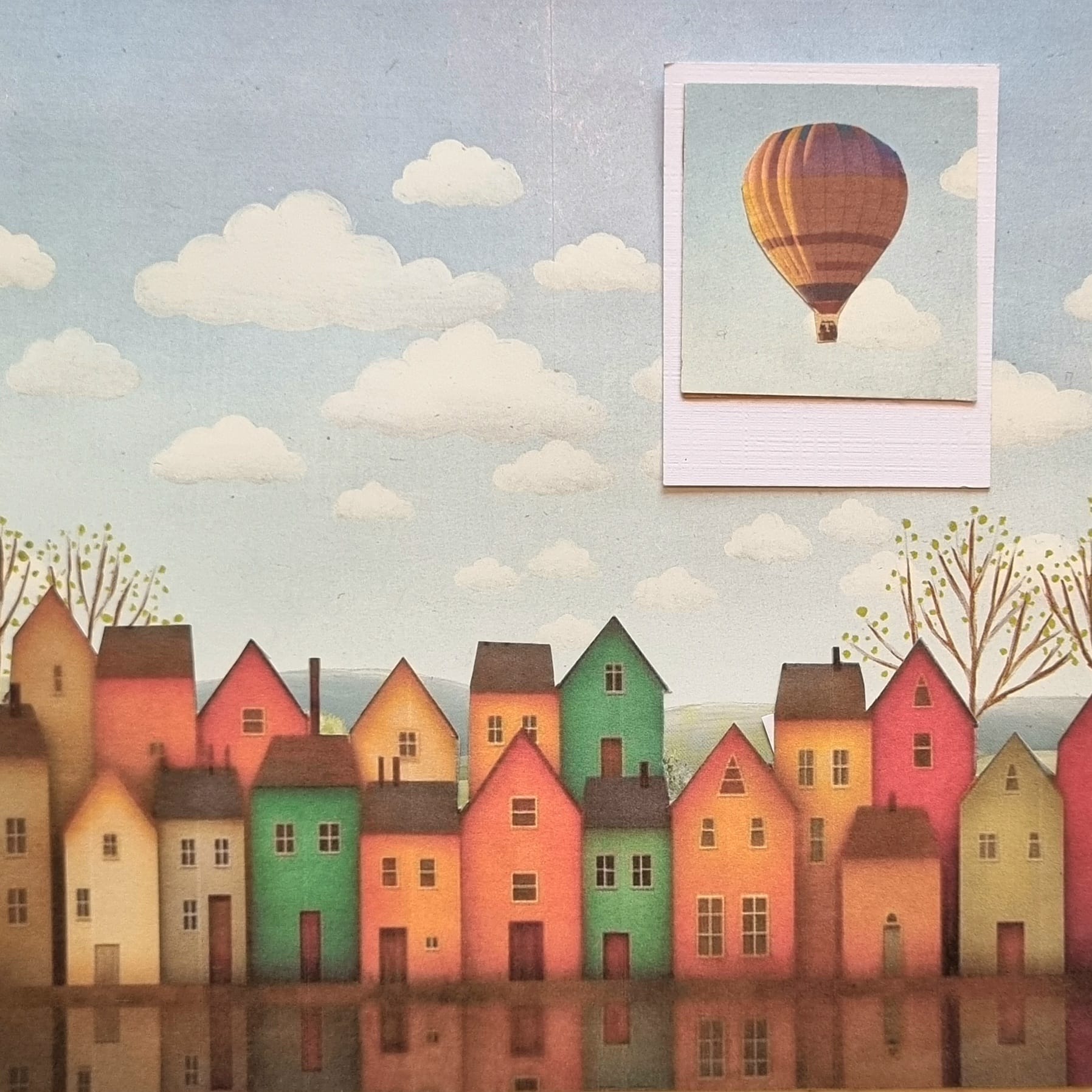 Collage poétique fait main de Cécile Desmarest